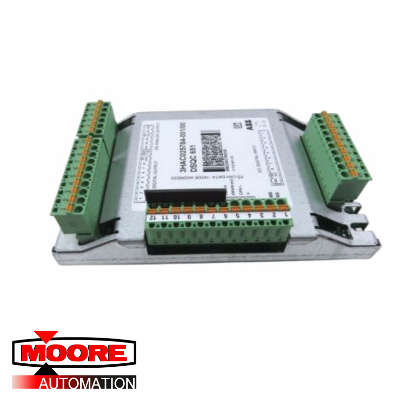 ABB | DSQC651 3HEA800439-002 | Módulo de E/S del gabinete de control