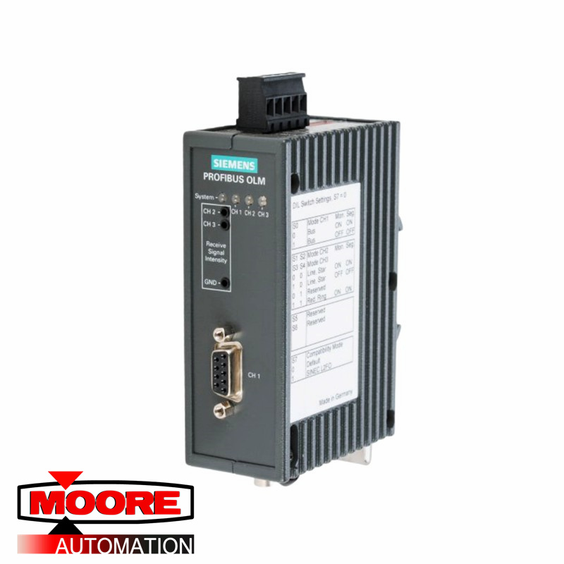 Módulo de enlace óptico SIEMENS 6GK1502-2CB10 Profibus OLM/G11 V3.1