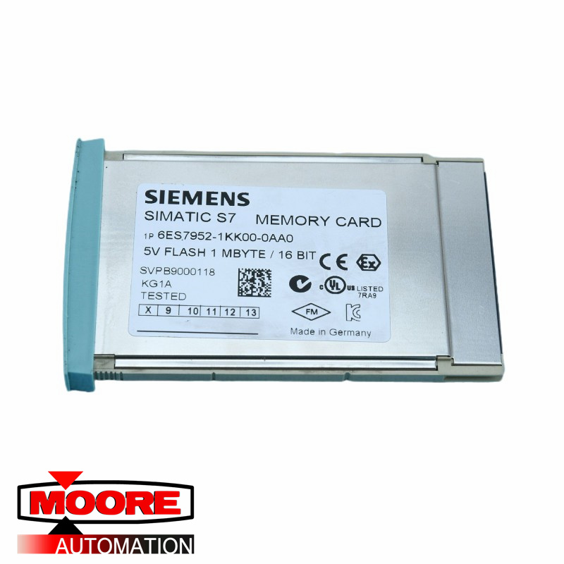 SIEMENS 6ES7952-1KK00-0AA0 Tarjeta flash MC 952 - 1 MB