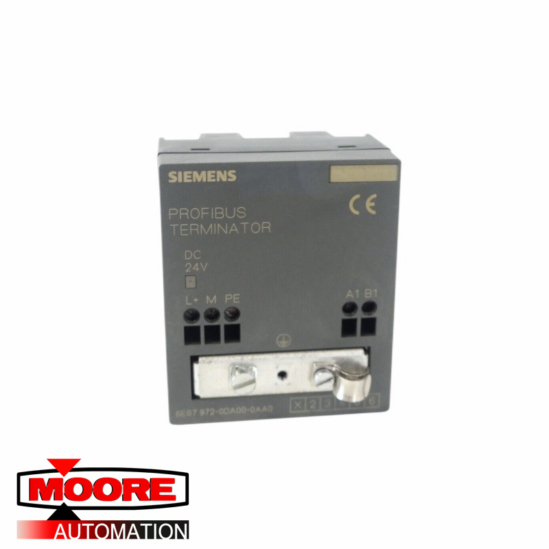 SIEMENS 6ES7972-0DA00-0AA0 Terminador Profibus 24V