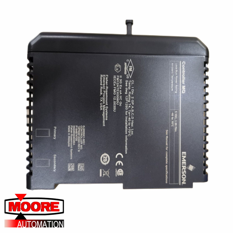 Controlador EMERSON VE3008 KJ2005X1-MQ2 13P0072X082 MQ