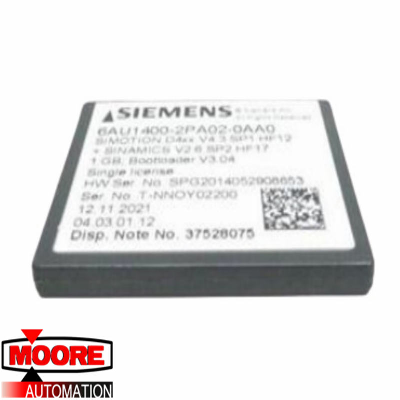 SIEMENS 6AU1400-2PA02-0AA0 Tarjeta flash compacta