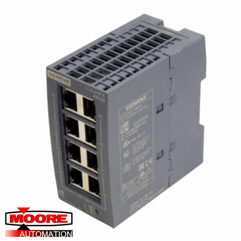 SIEMENS 6GK5008-0BA00-1AB2 Conmutador Ethernet industrial