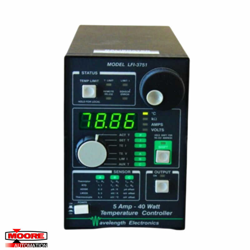 WAVELENGTH ELECTRONICS LFI-3751 Controlador de temperatura de rendimiento