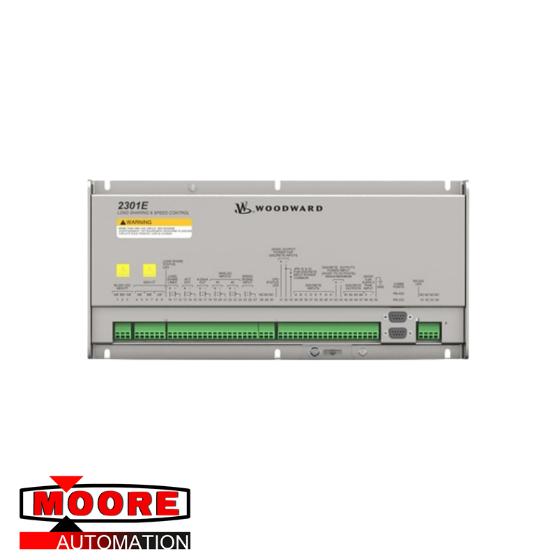 Controlador de velocidad WOODWARD 2301E: carga compartida