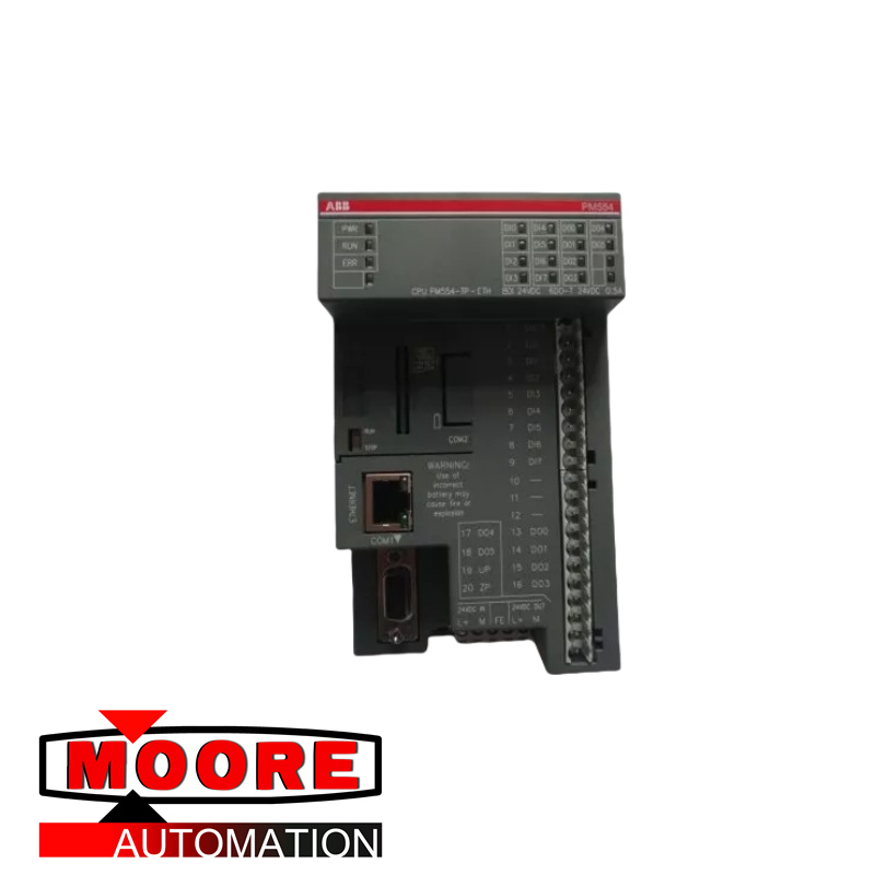 Módulo controlador programable PLC ABB "PM554-TP-ETH A8 1SAP120600R0071"