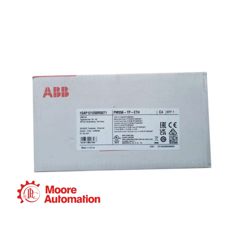 Comunicación Ethernet ABB PM556-TP-ETH