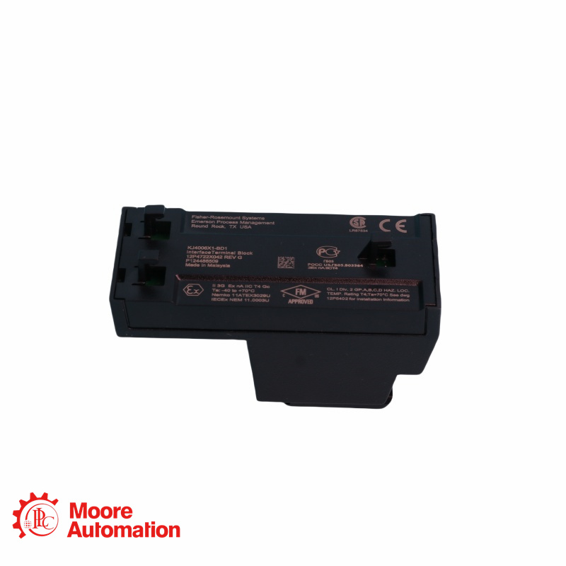 Bloque de terminales de 8 canales con IA redundante Emerson KJ4006X1-BF1 12P4728X052