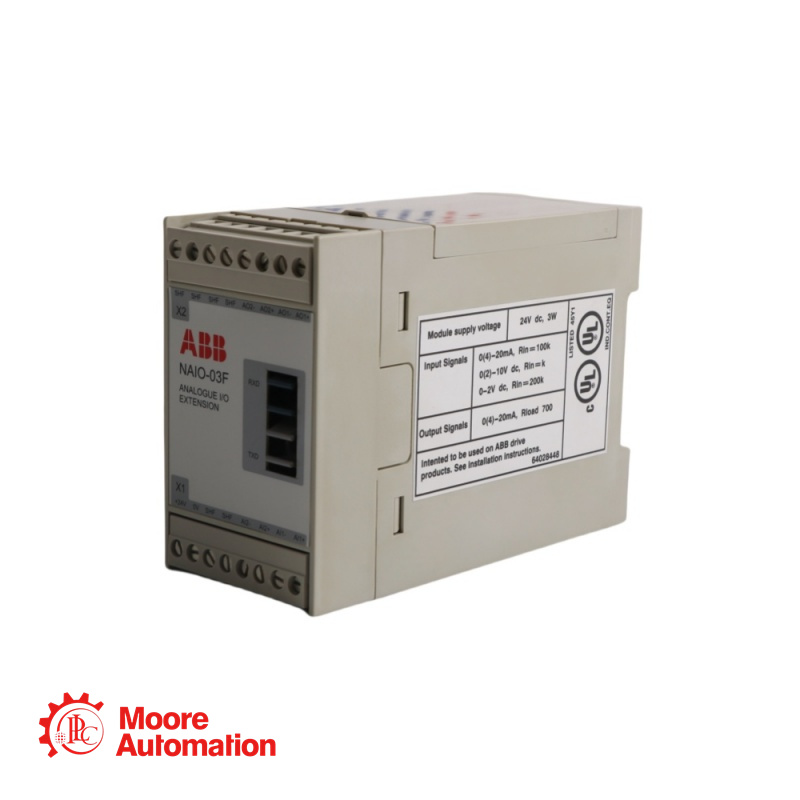 ABB NAIO-03F ANALOGUE I/O EXTENSION MODULE
