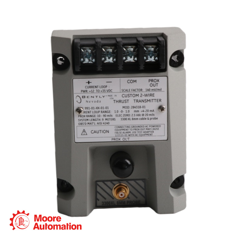 Bently Nevada 991-01-XX-01-00 MOD:284318-01 Thrust Transmitter