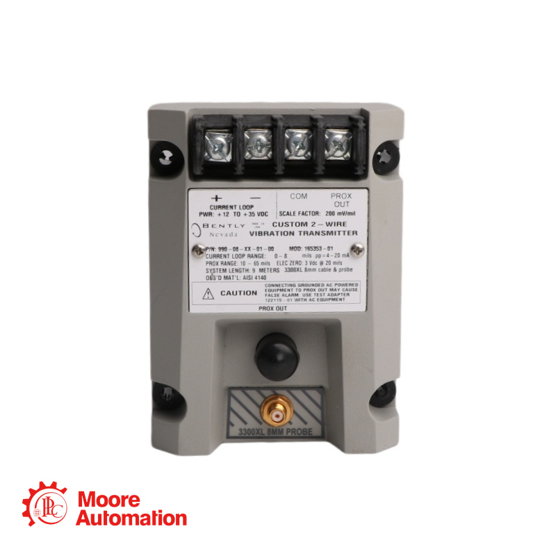 Bently Nevada 990-08-XX-01-00 MOD:283278-01 Vibration Transmitter