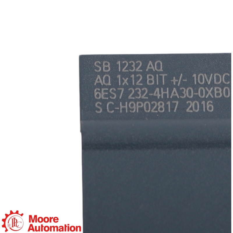 Siemens 6ES7232-4HA30-0XB0 SIMATIC S7-1200 SB 1232 Analog Output Signal Board 1 AO ±10 V DC 0-20 mA