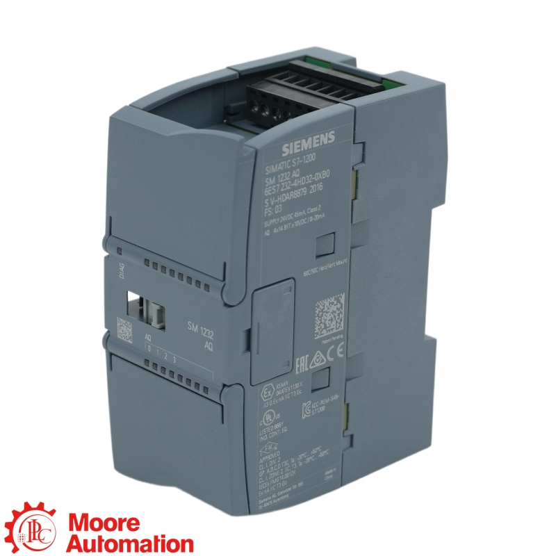 Siemens 6ES7292-1AG30-0XA0 SIMATIC S7-1200 Tin-Coated I/O Terminal Block
