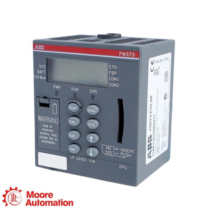 CPU PLC ABB PM571-ETH AC500 con Ethernet