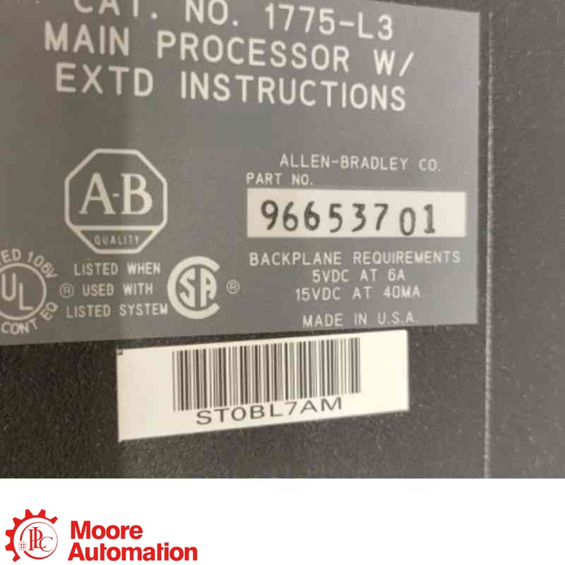 Módulo procesador principal PLC 1775-L3 PLC-3 de nivel 3