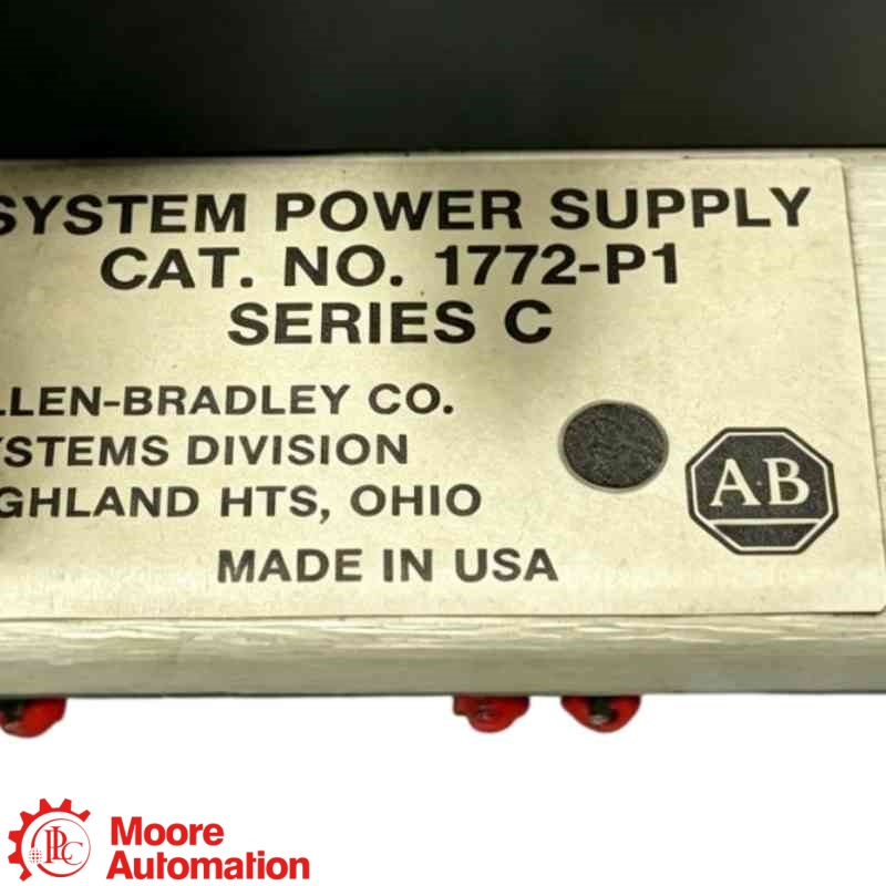 Módulo de alimentación del sistema PLC 1772-P1 PLC-2