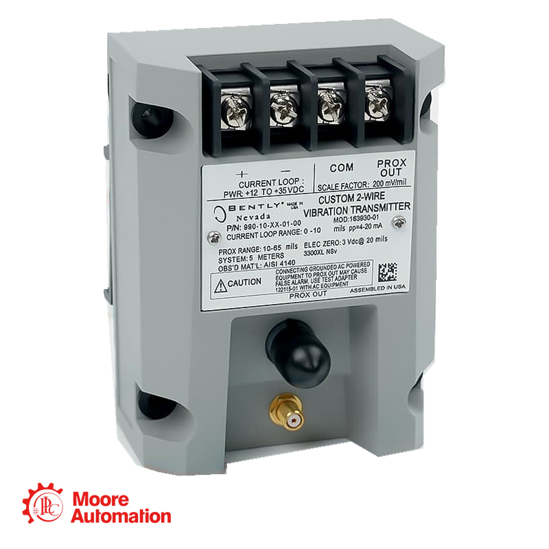 Bently Nevada 990-10-XX-01-00 163930-01 Vibration Transmitter