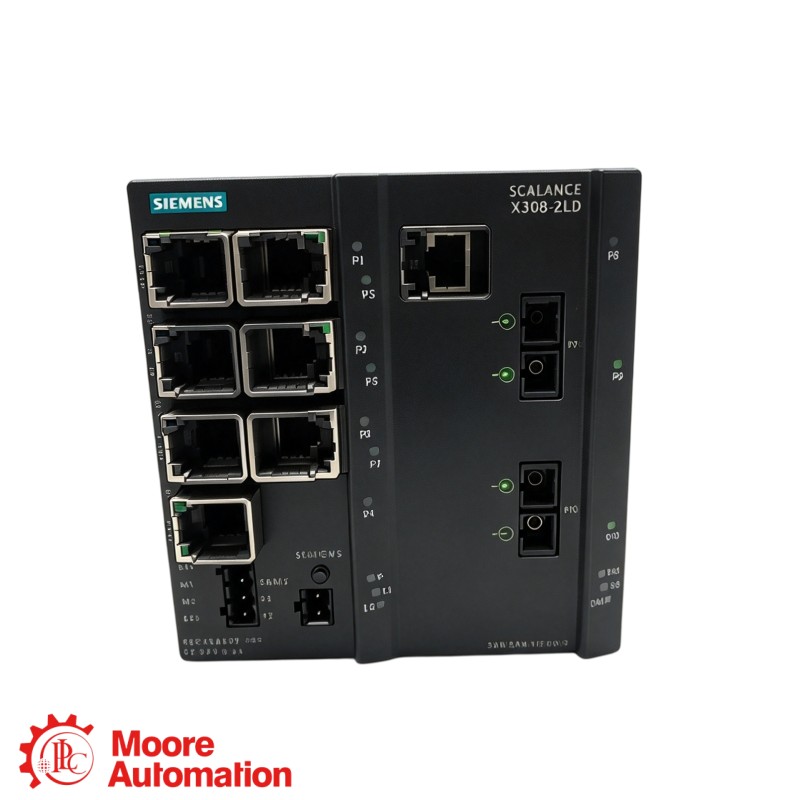 Siemens 6GK5308-2FM10-2AA3 SCALANCE X308-2LD Managed Industrial Ethernet Switch