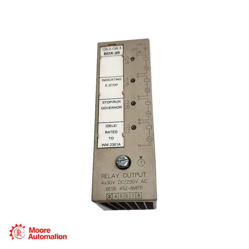 Siemens 6ES5 452-8MR11 SIMATIC S5 4-Channel Relay Output Module